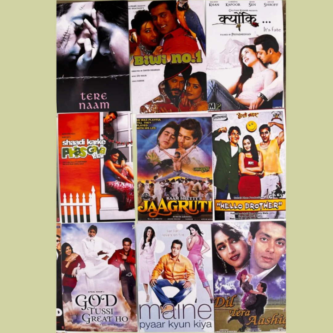 Salman Khan ALL movie posters (pack of 80)