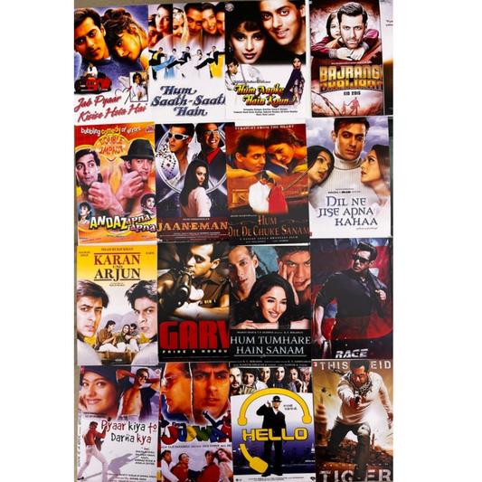 Salman Khan ALL movie posters (pack of 80)