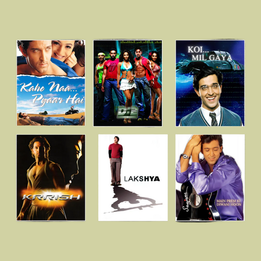 Hrithik Roshan ALL movie posters | Pack of 32 posters