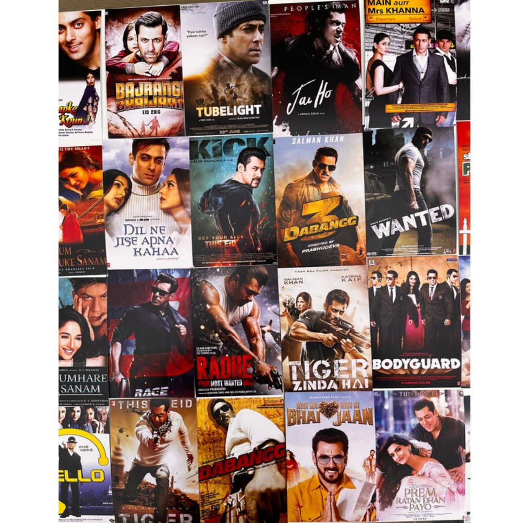 Salman Khan ALL movie posters (pack of 80)