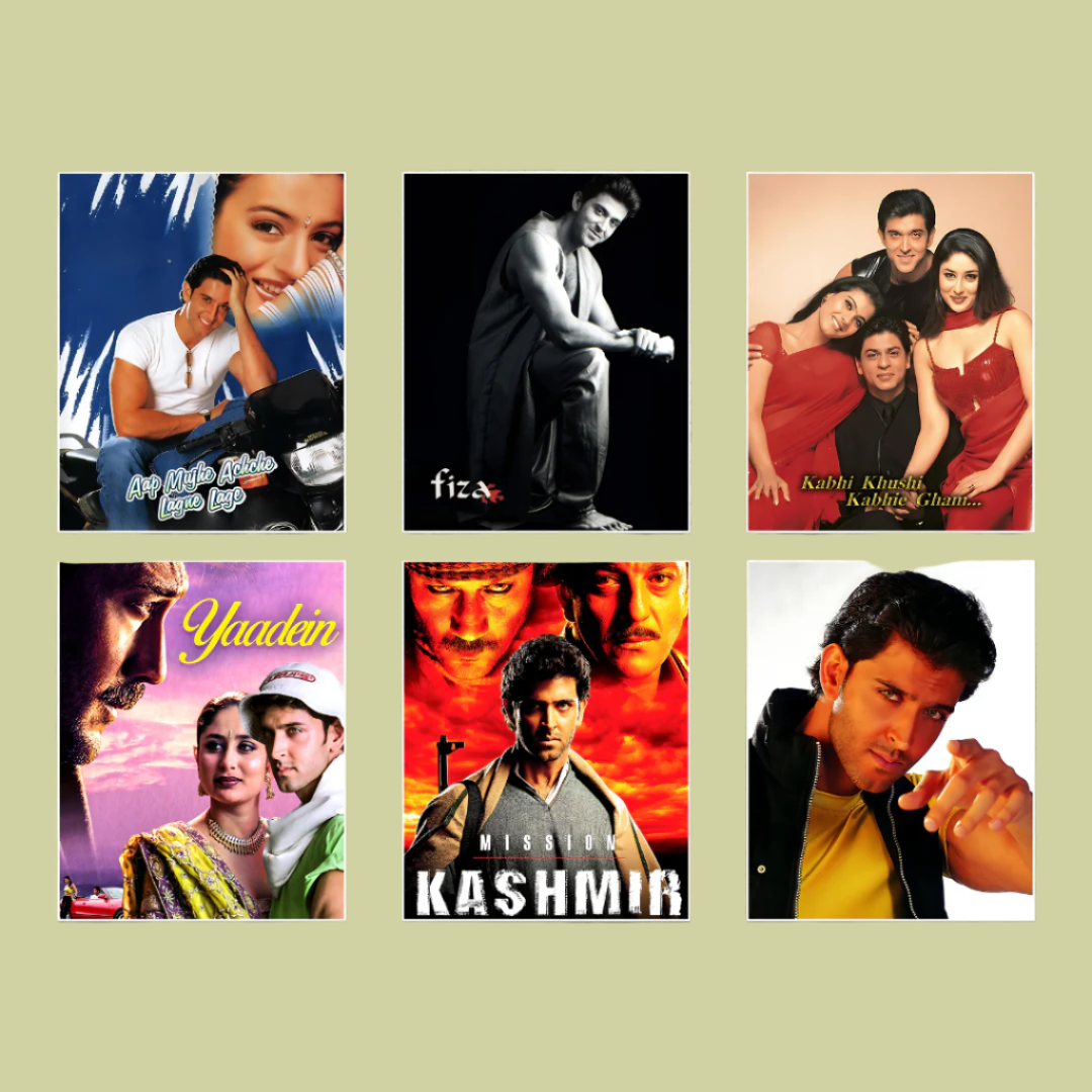 Hrithik Roshan ALL movie posters | Pack of 32 posters