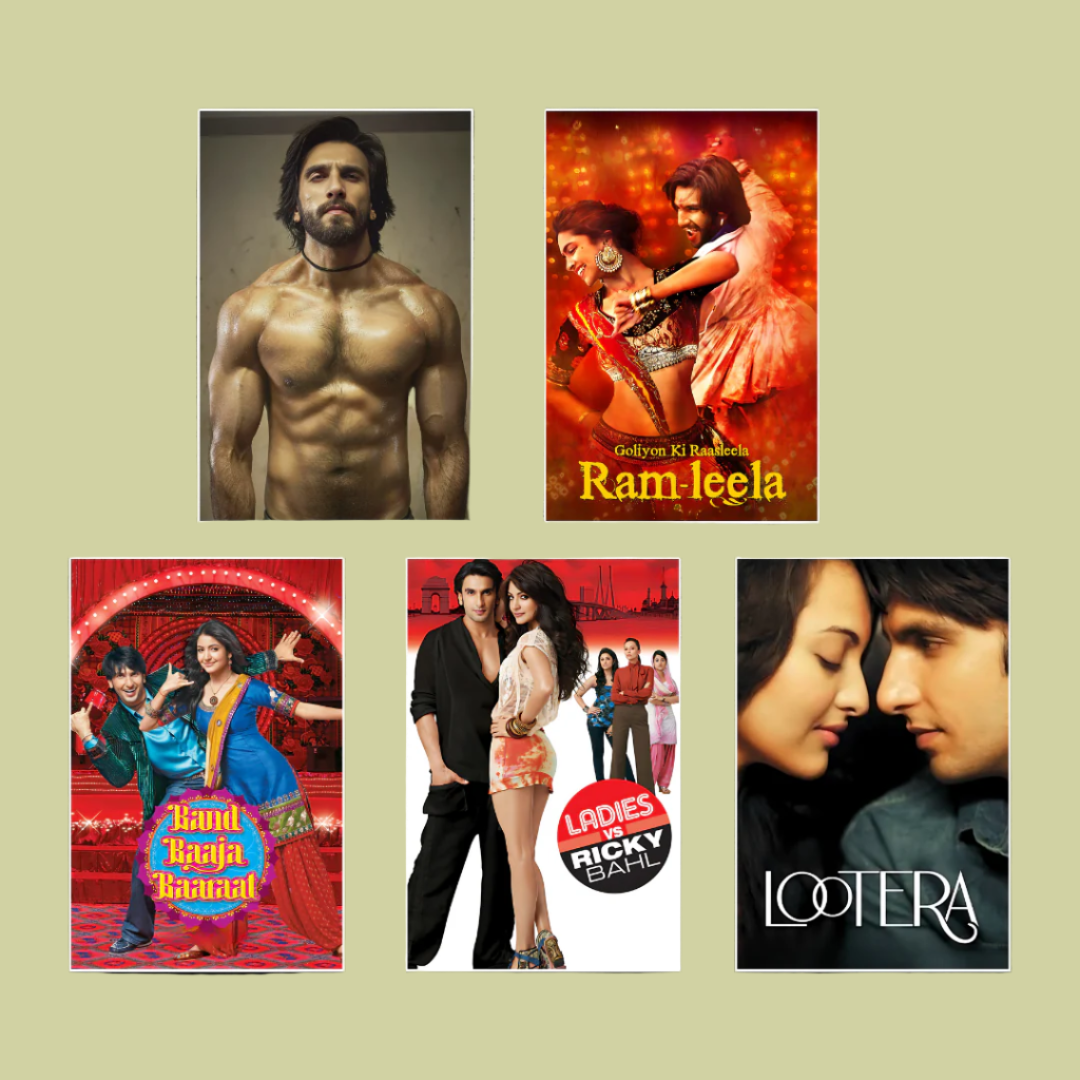 Ranveer Singh ALL movie posters | Pack of 21 posters