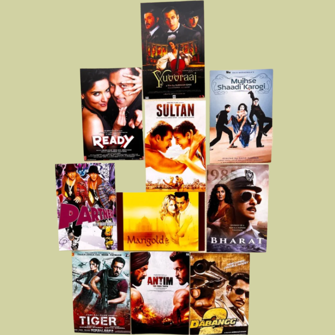 Salman Khan ALL movie posters (pack of 80)