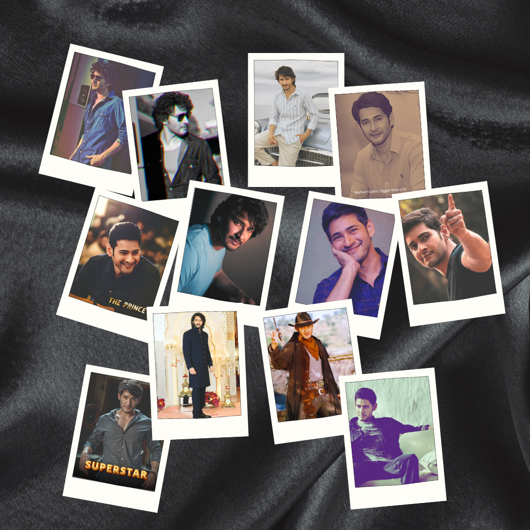 Mahesh Babu MINI Poster Cards (pack of 12 Super STAR posters for four phone/ fridge) [2x3 inch]