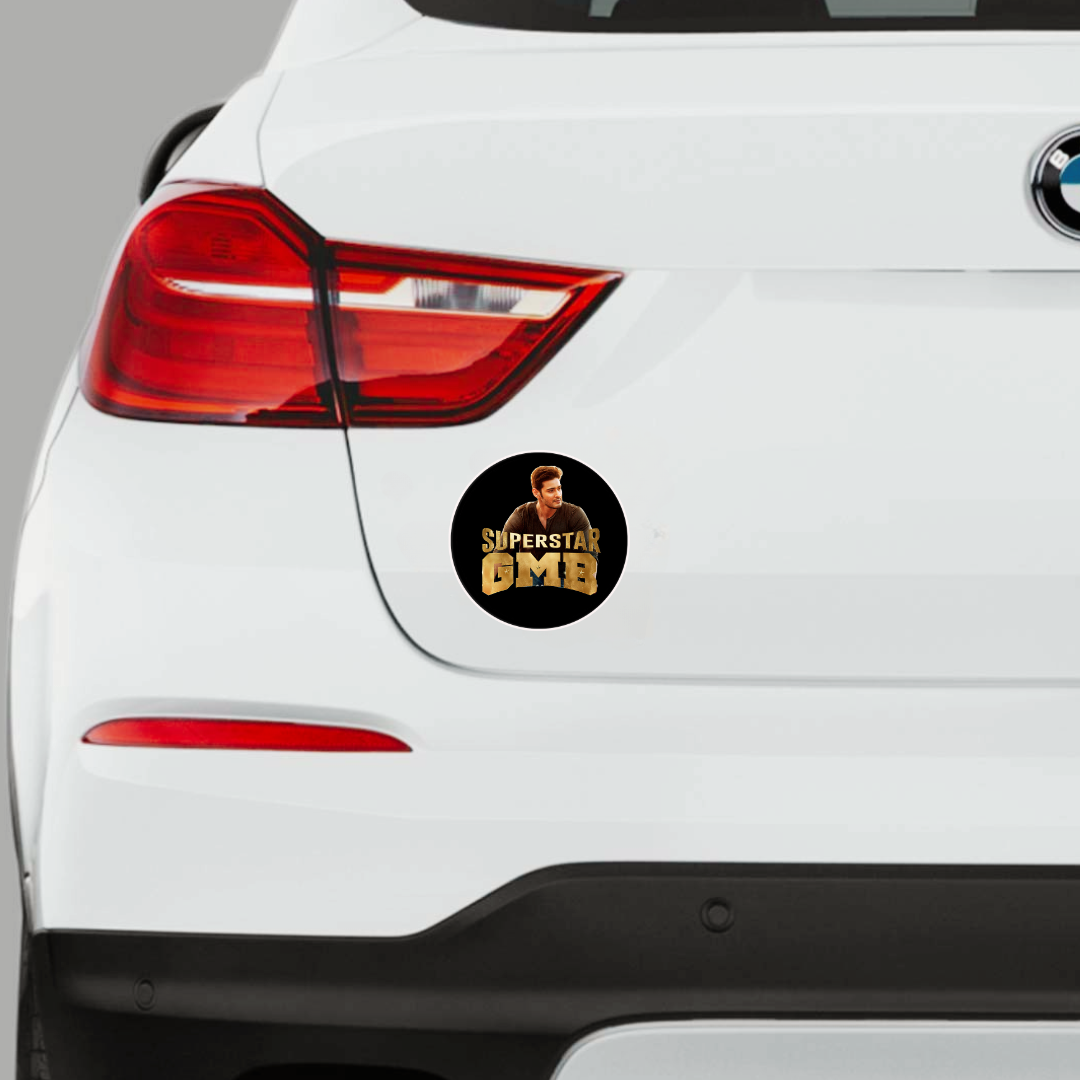 Mahesh Babu Car Sticker for FANS | (3x3 inch) Super STAR Mahesh Babu Car Sticker