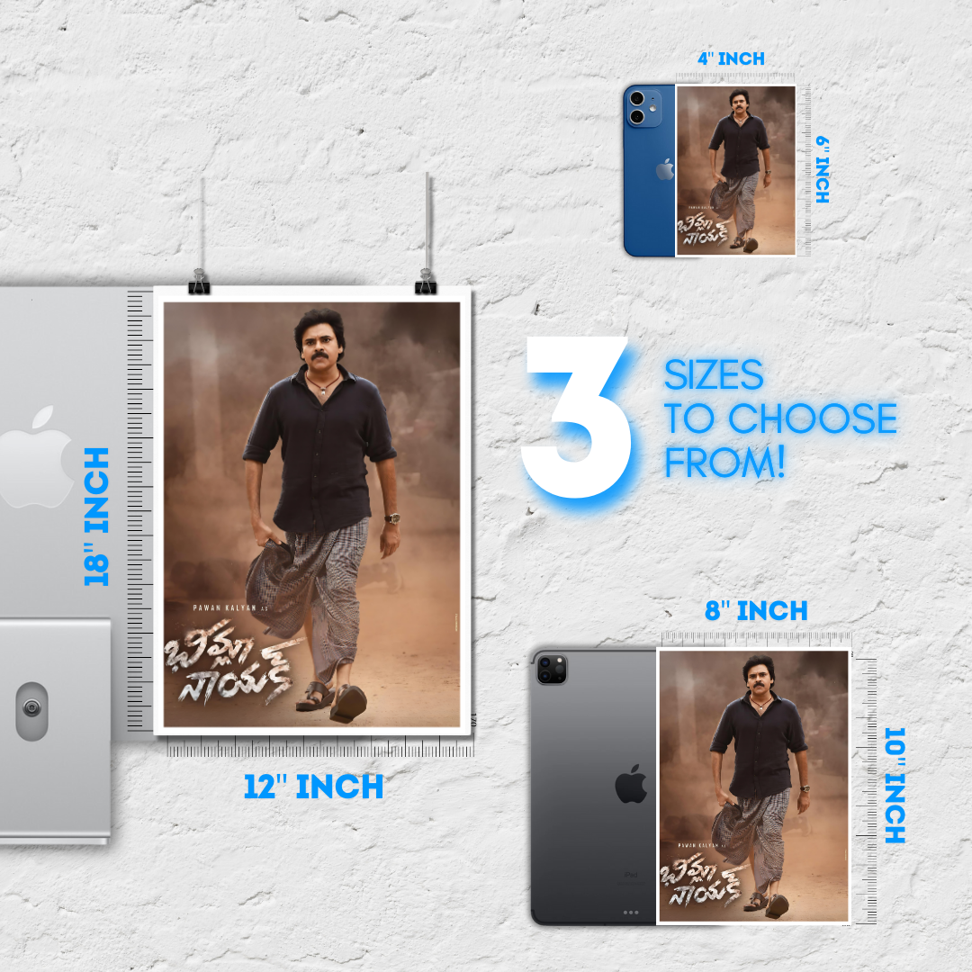 Pawan Kalyan ALL Movie Posters (Pack of 27 Power STAR Pawan Kalyan posters) Available in 3 sizes