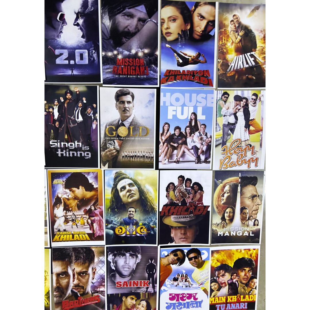 Akshay Kumar ALL movie posters | Pack of 48 posters